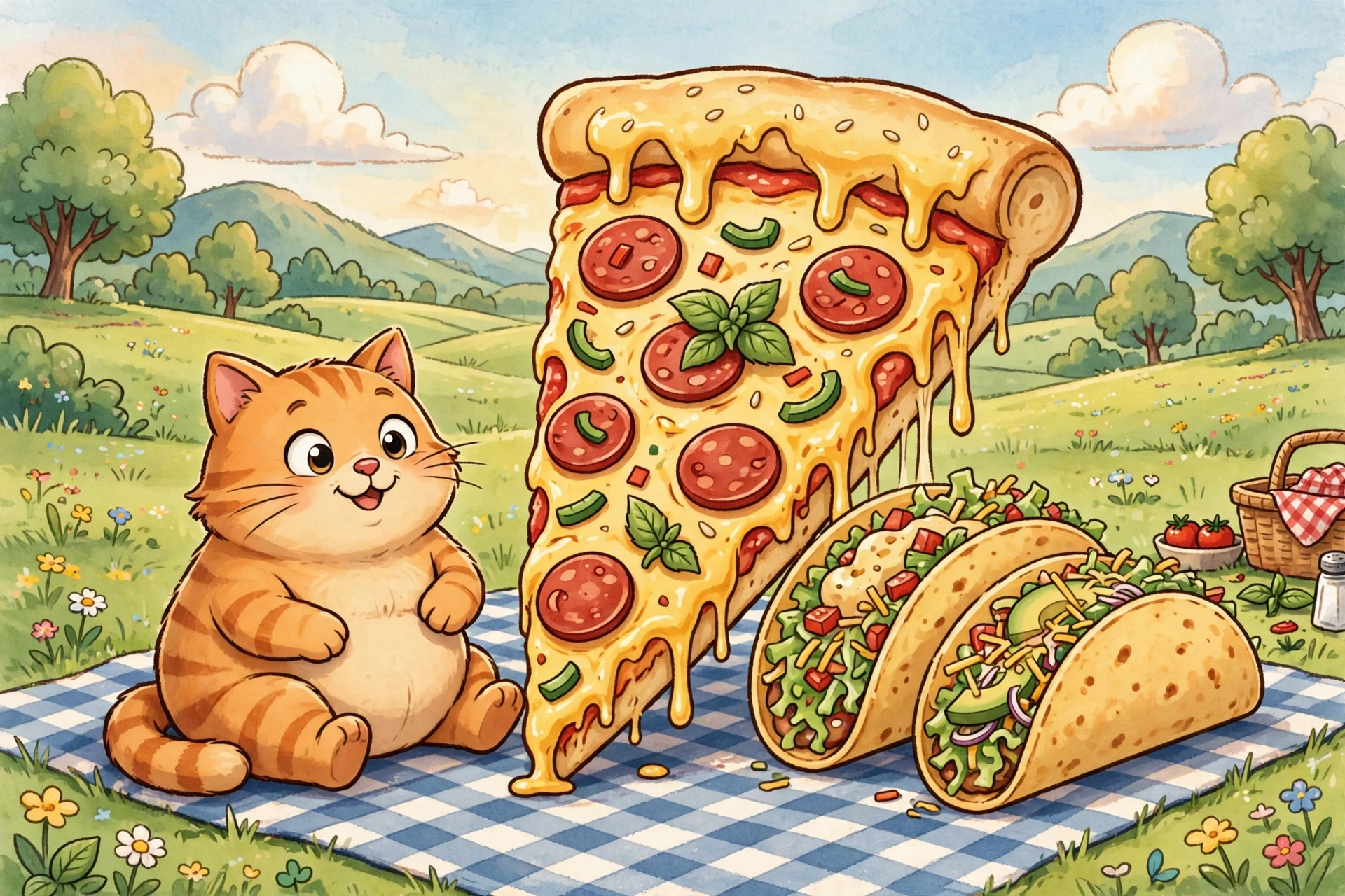 Food-inspired funny cat names