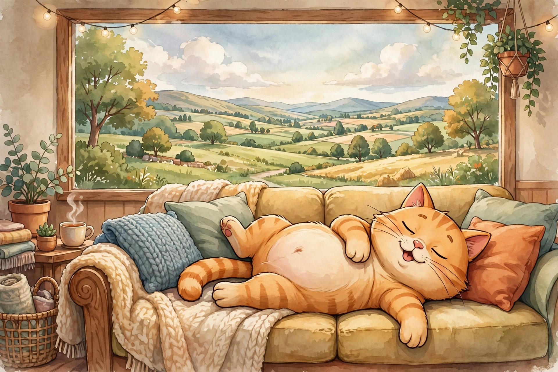Funny names for lazy cats