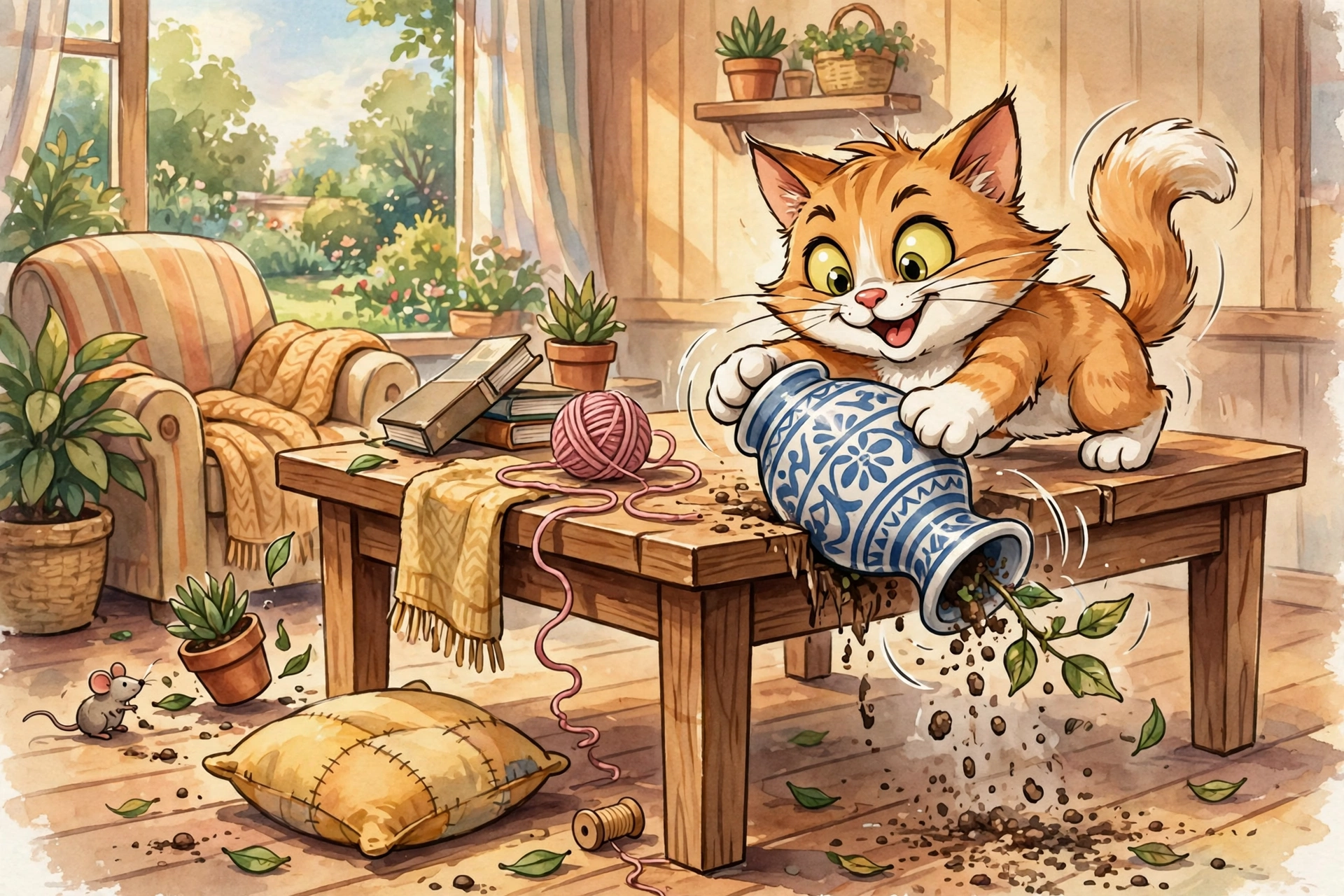 Mischievous funny cat names