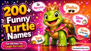 funny turtle names