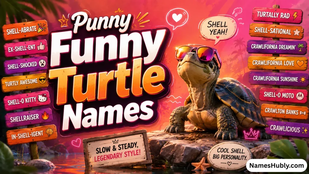 Punny Funny Turtle Names