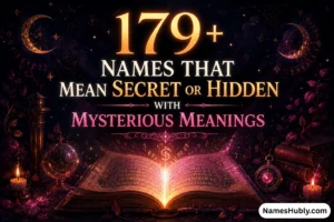 Names That Mean Secret or Hidden