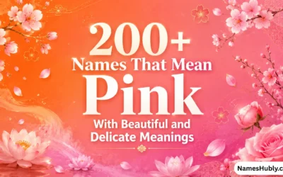 Names That Mean Pink