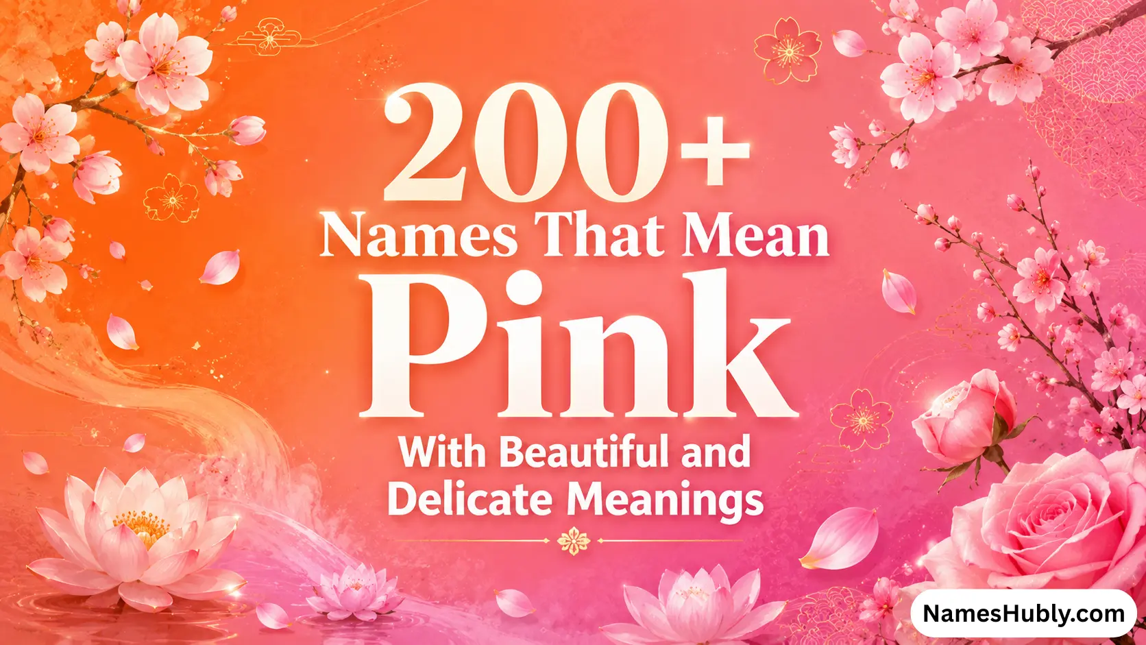 Names That Mean Pink