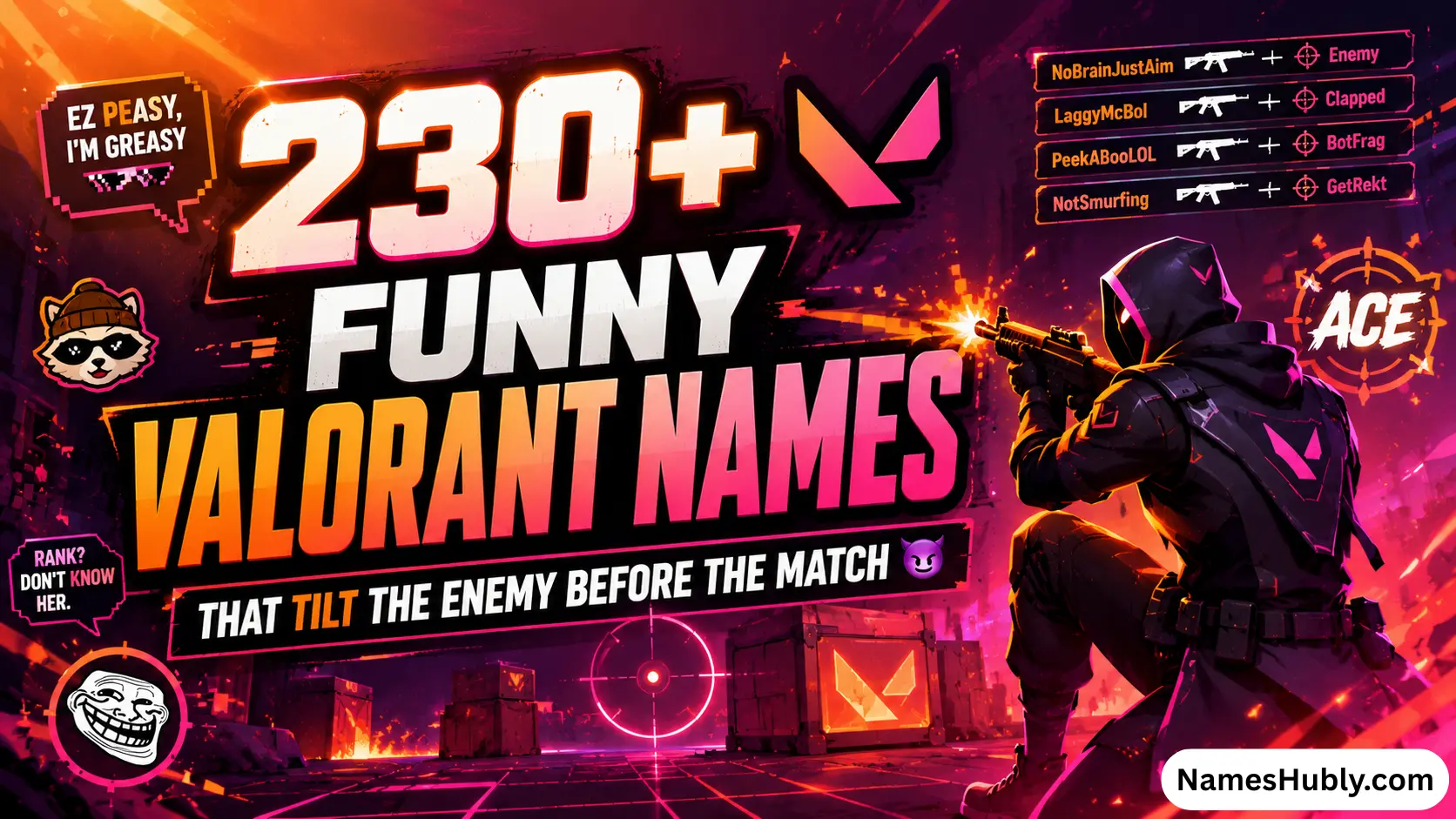 Funny Valorant Names