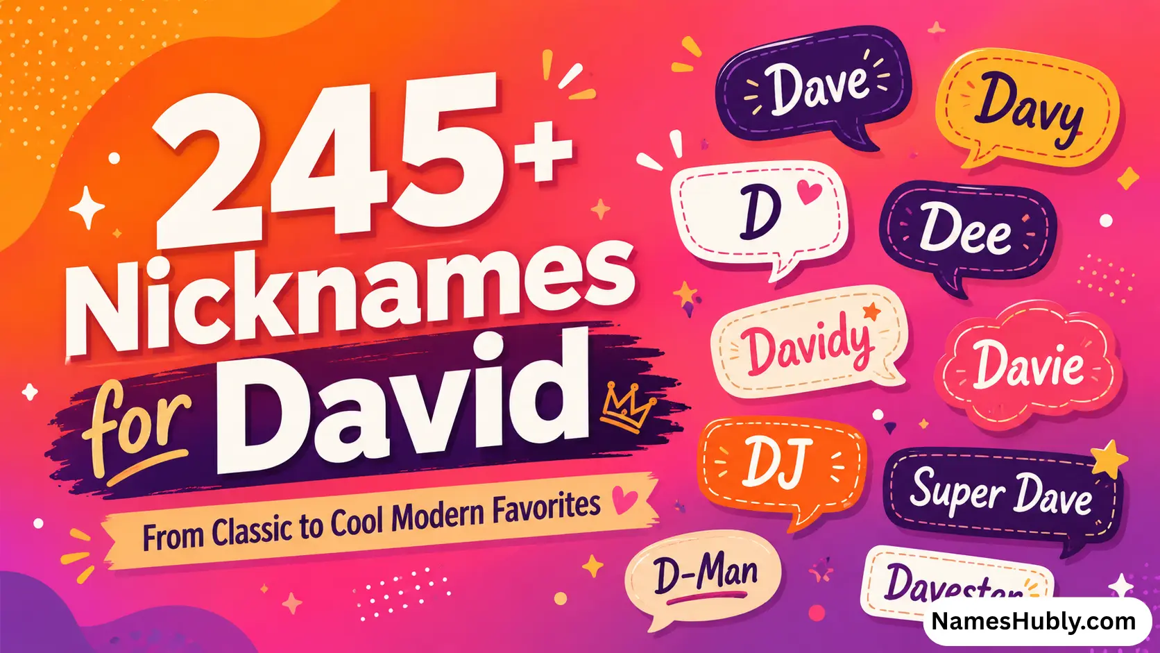 Nicknames for David