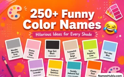 funny color names