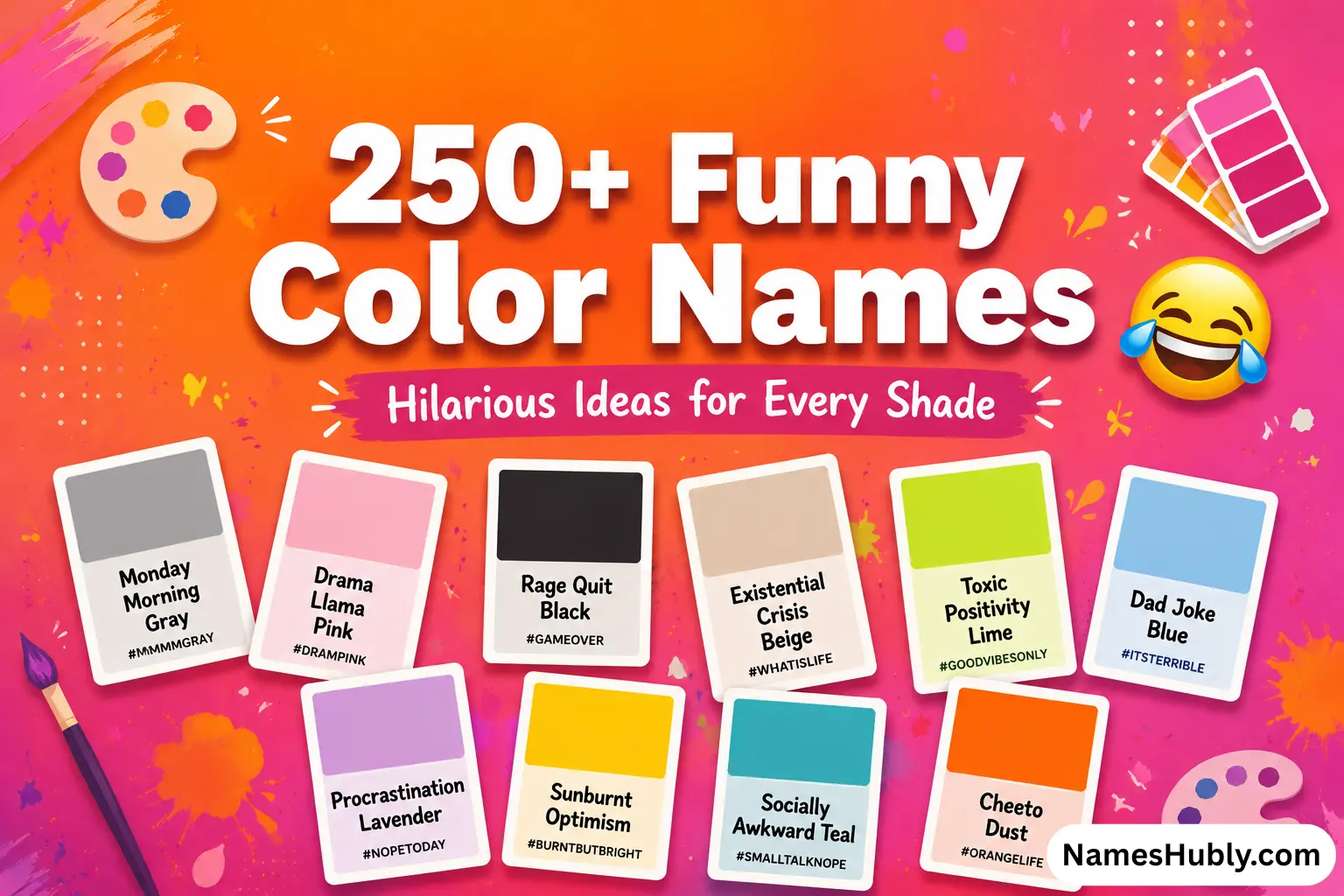 funny color names