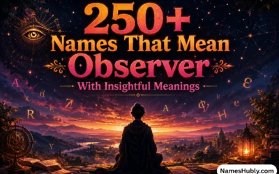 names that mean observer