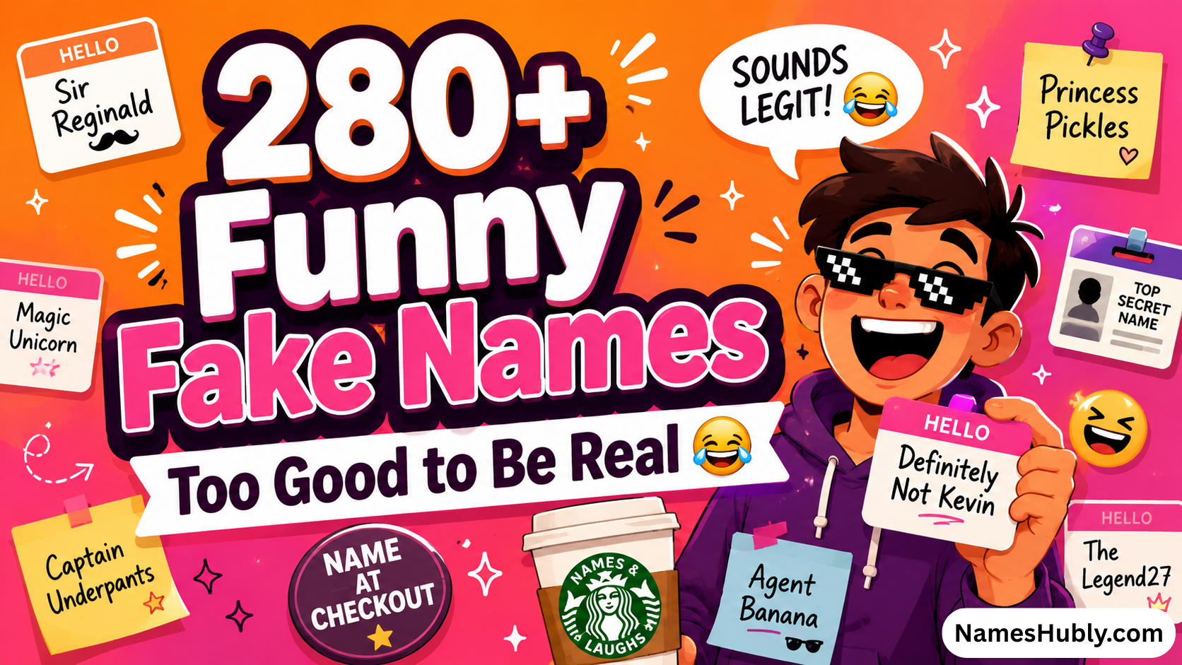 Funny Fake Names