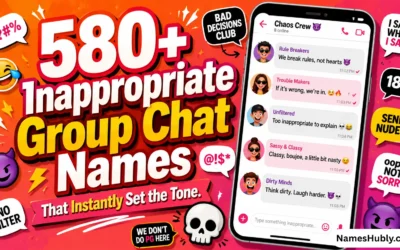 Inappropriate Group Chat Names
