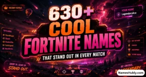 cool fortnite names