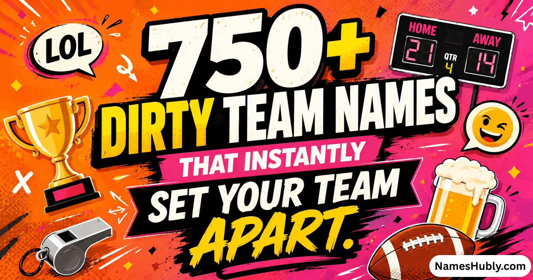 Dirty Team Names