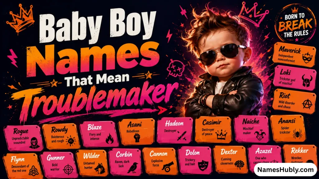 Baby Boy Names That Mean Troublemaker