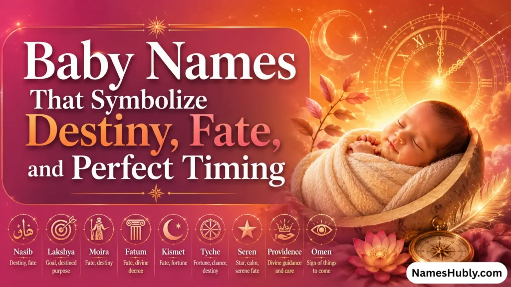 Baby Names That Symbolize Destiny, Fate, and Perfect Timing