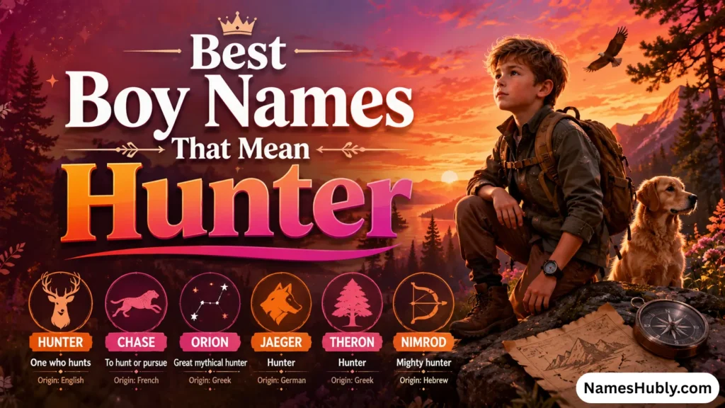 Best Boy Names That Mean Hunter