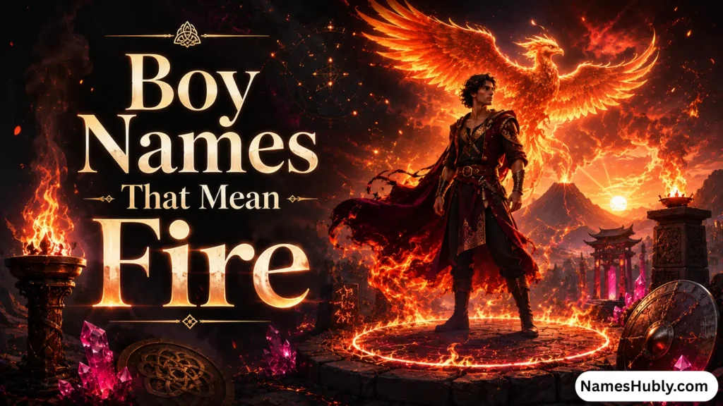 Boy Names That Mean Fire