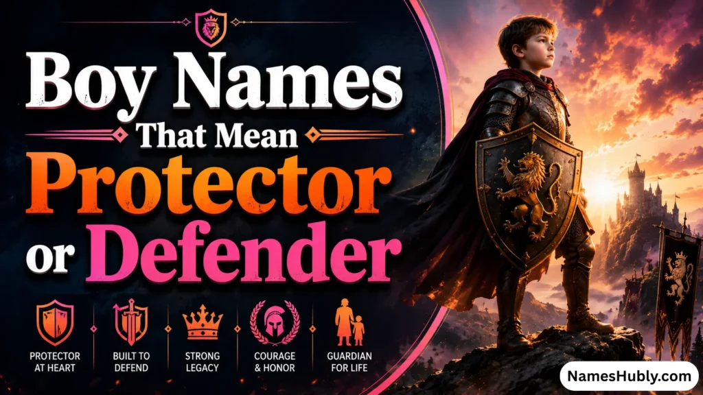 Boy Names That Mean Protector or Defender