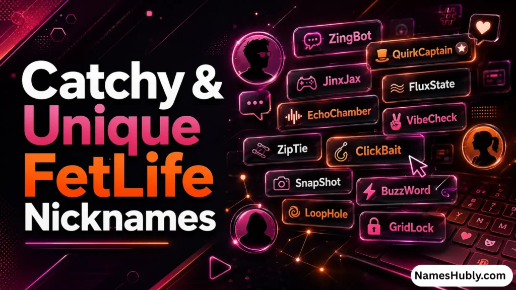 Catchy & Unique FetLife Nicknames