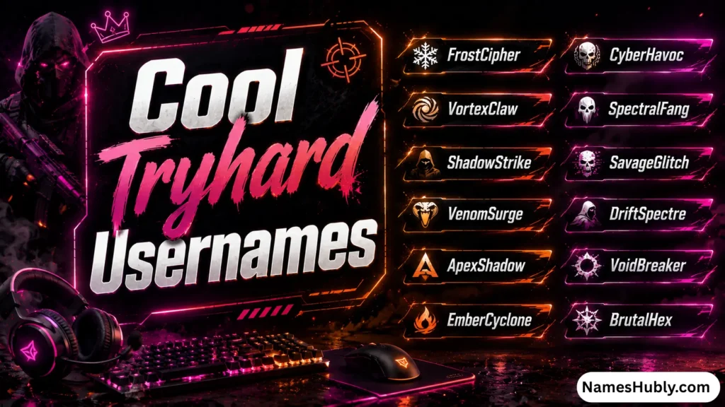 Cool Tryhard Usernames