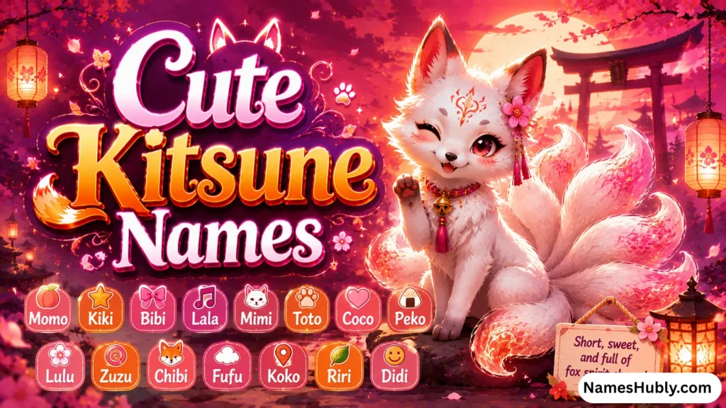 Cute Kitsune Names