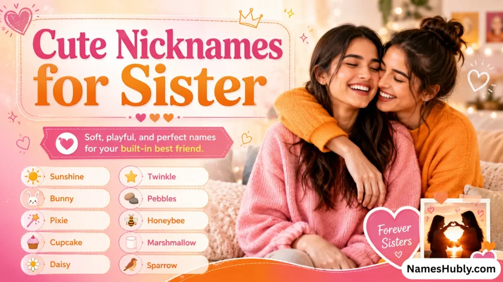 Cute Nicknames for Sister