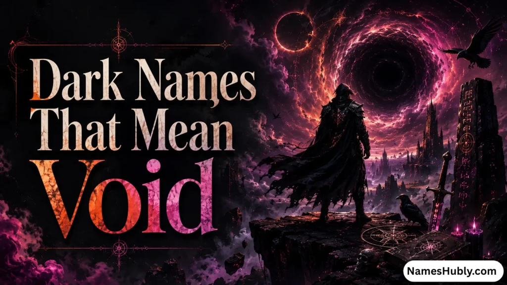 Dark Names That Mean Void