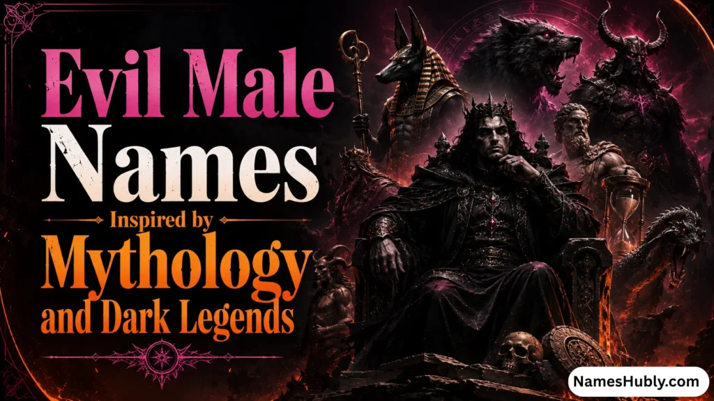 Evil Male Names Inspired by Mythology and Dark Legends