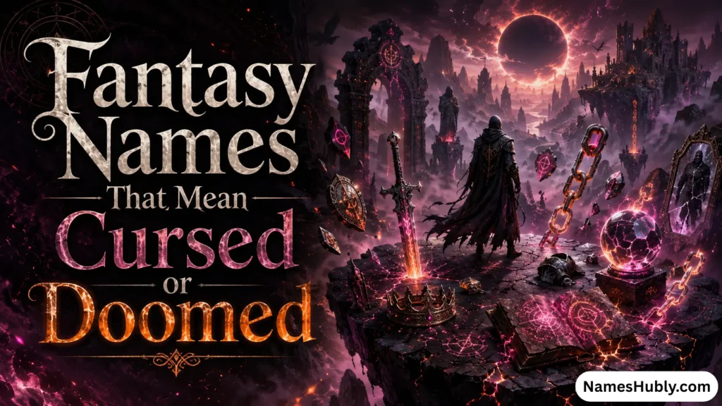 Fantasy Names That Mean Cursed or Doomed