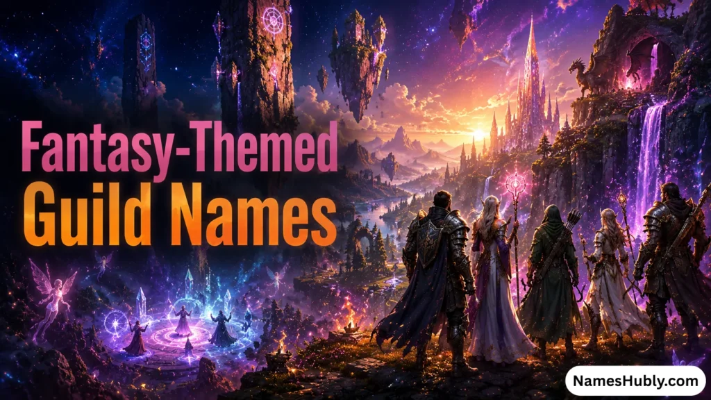 Fantasy-Themed Guild Names
