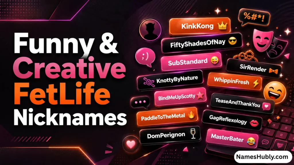 Funny & Creative FetLife Nicknames