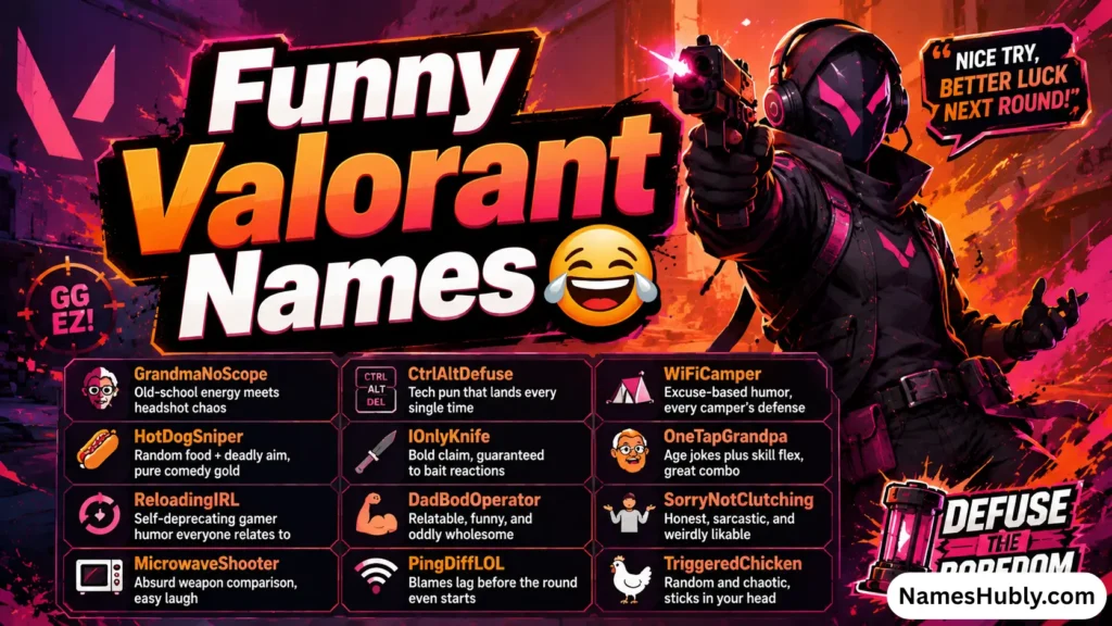 Funny Valorant Names 😂