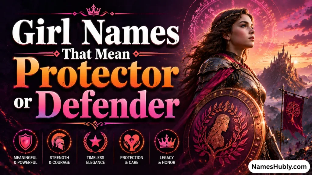 Girl Names That Mean Protector or Defender