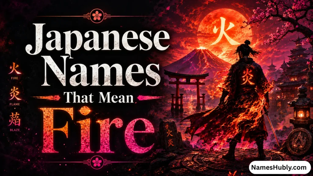 Japanese Names That Mean Fire