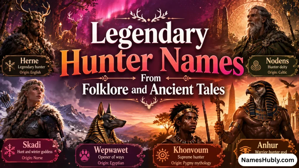 Legendary Hunter Names From Folklore and Ancient Tales