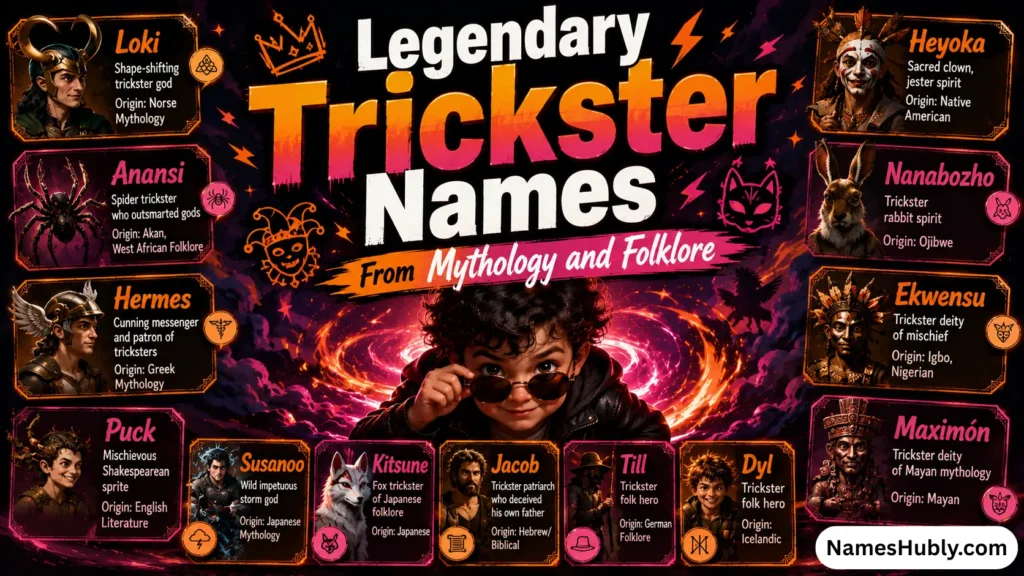 Legendary Trickster Names From Mythology and Folklore