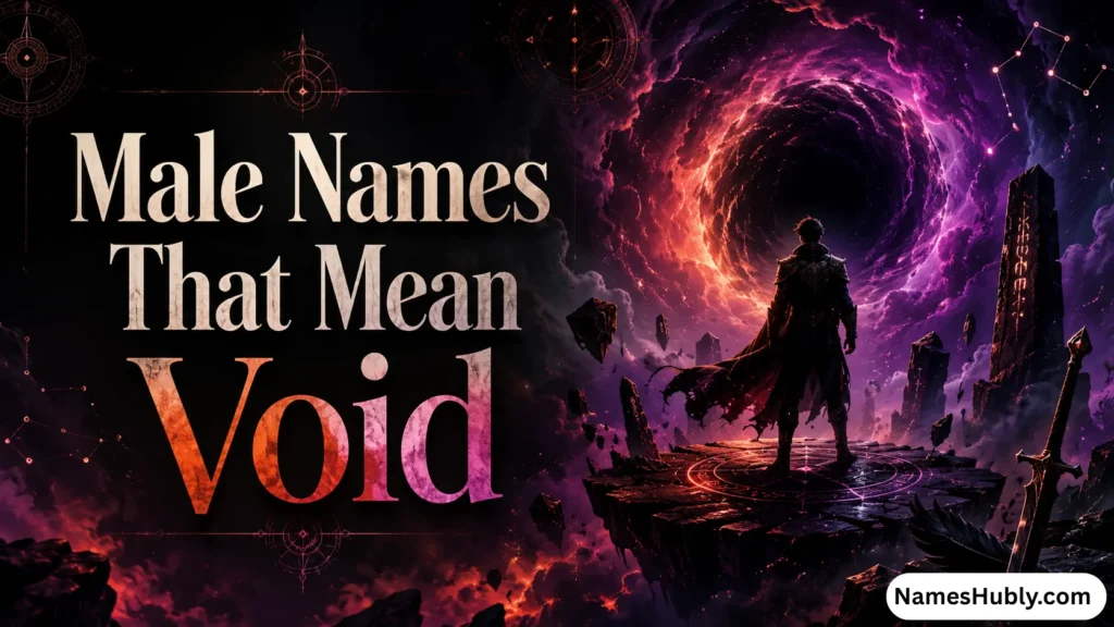 Male Names That Mean Void