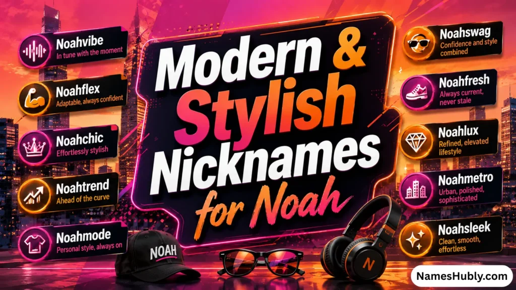 Modern & Stylish Nicknames for Noah