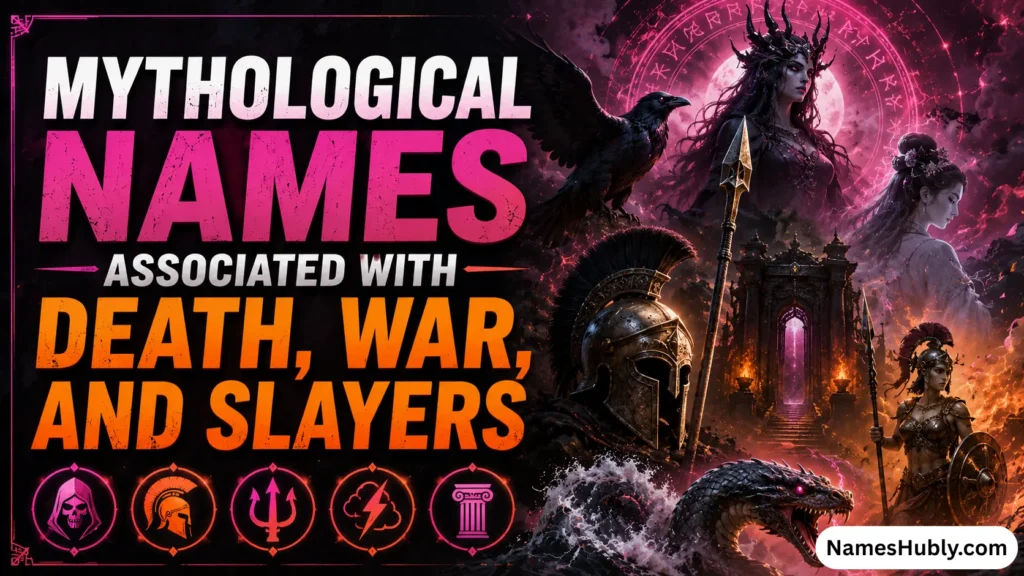 Mythological Names Associated With Death, War, and Slayers