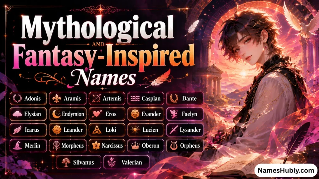 Mythological and Fantasy-Inspired Names