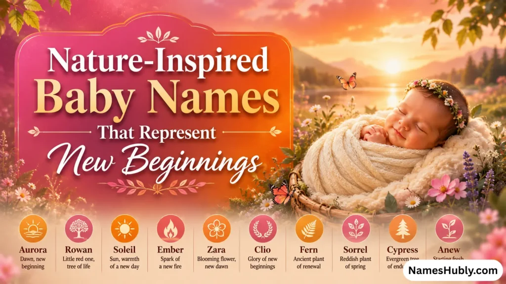 Nature-Inspired Baby Names That Represent New Beginnings