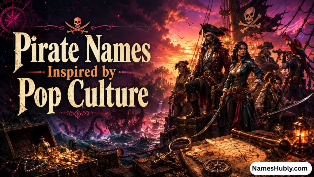 Pirate Names Inspired by Pop Culture