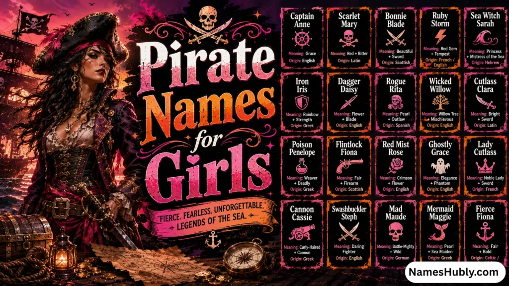 Pirate Names for Girls
