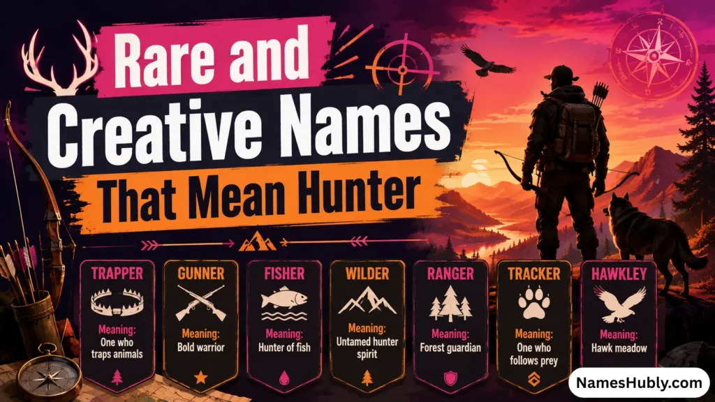 Rare and Creative Names That Mean Hunter