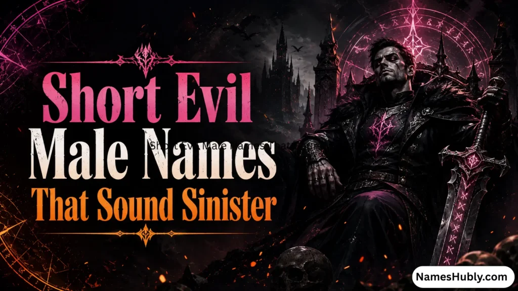 Short Evil Male Names That Sound Sinister