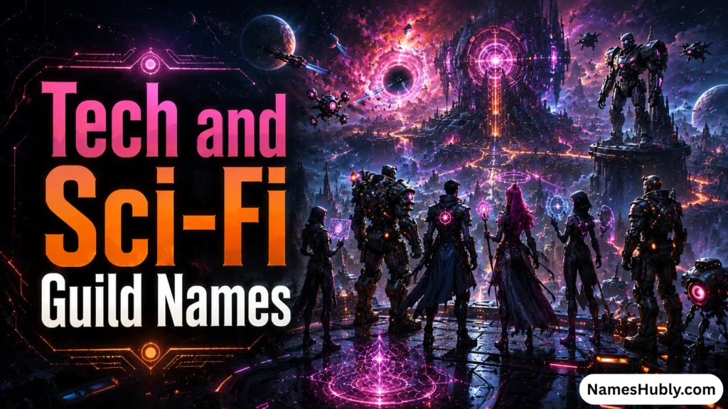 Tech and Sci-Fi Guild Names