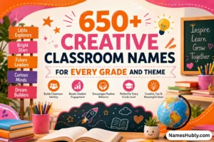 classroom names
