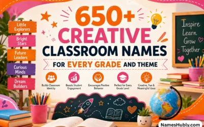 classroom names