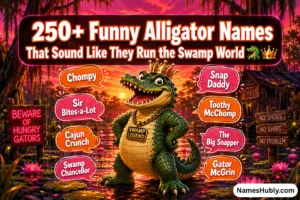 funny alligator names