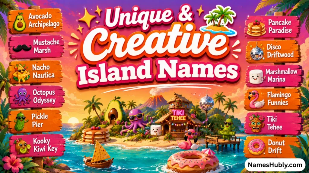 ✨ Unique & Creative Island Names